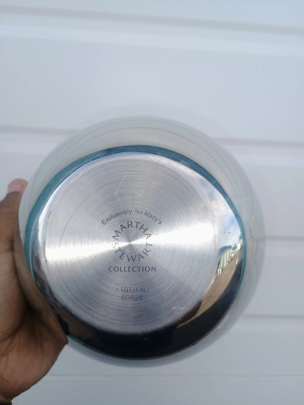 Martha Stewart 1.5 qt stainless steel mixing bowl Macys Exclusive
